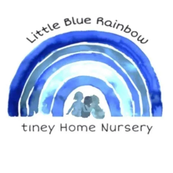 Little Blue Rainbow  tiney home nursery