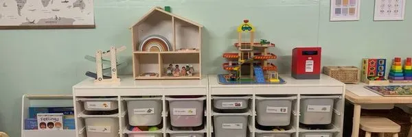 Ladybugs tiney home nursery - setting image