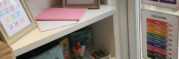 Jen's tiney home nursery - setting image