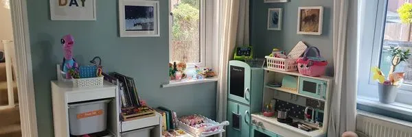 Chanelle's tiney home nursery - setting image